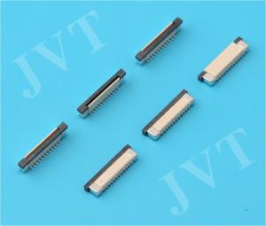 China 0.5mm pitch 10 pin ZIF FPC Electrical connector for PCB Board Connector with 180 Degree 1.5mm Height SMT type wholesale