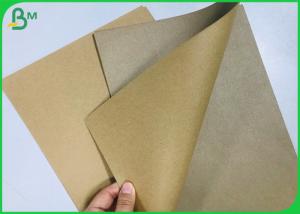 China Eco Recycled Brown Craft Paper 120G 200G Cardstock For Printing Book Cover on sale