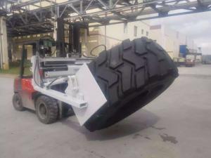 China Big Diameter Tyre Clamp Forklift Wheel Lift Attachment Lift Truck Attachments wholesale