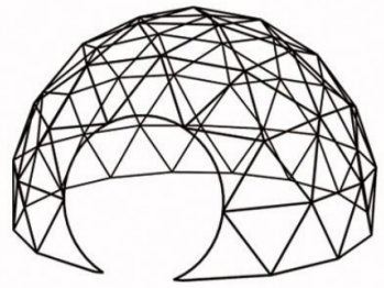 PVC Fabric Popular Design Hotel living 3m / 4m / 5m / 6m Dome Tent For Tourist Attractions