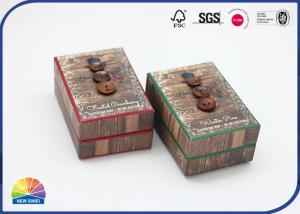Snow Man Soap Rigid Shoulder Box With Button Matte Lamination