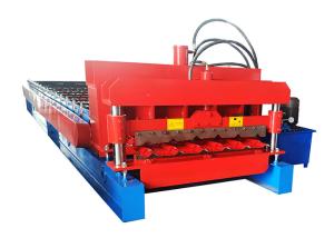 China Fully Automated Glazed Tile Roll Forming Machine PLC Step Tile Making Machine on sale