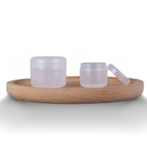 Round PP Cosmetic Packaging Jar 100g Cream Jar High Durability
