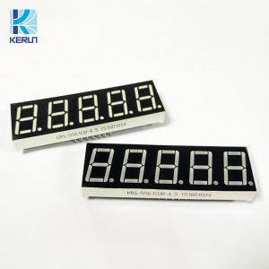 China 0.56 Inch Common Cathode Seven Segment Display 5 Digit For Power Equipment wholesale