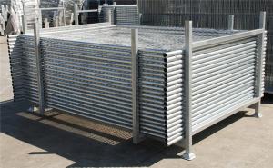 China Hot-Dipped Portable 2.4m X2.1m Temporary Moveable Safety Fence Australia Market wholesale
