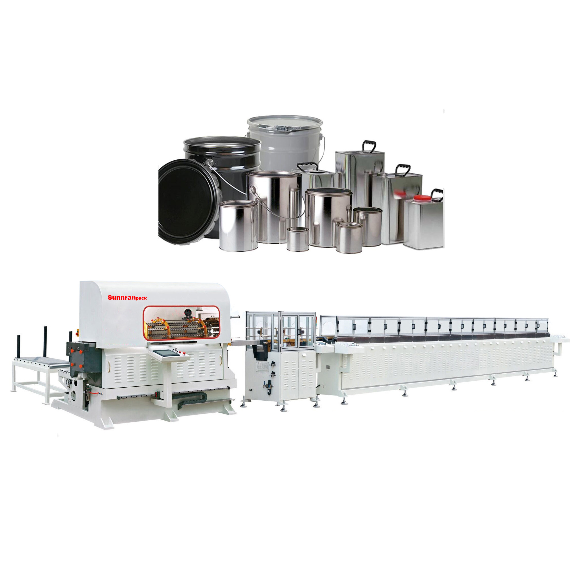 China Automatic Tin Can Welding Machine 45CPM For Rectangular Can wholesale
