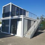 Customized Modular Container Homes 20ft Flat Pack Container Prebuilt Container