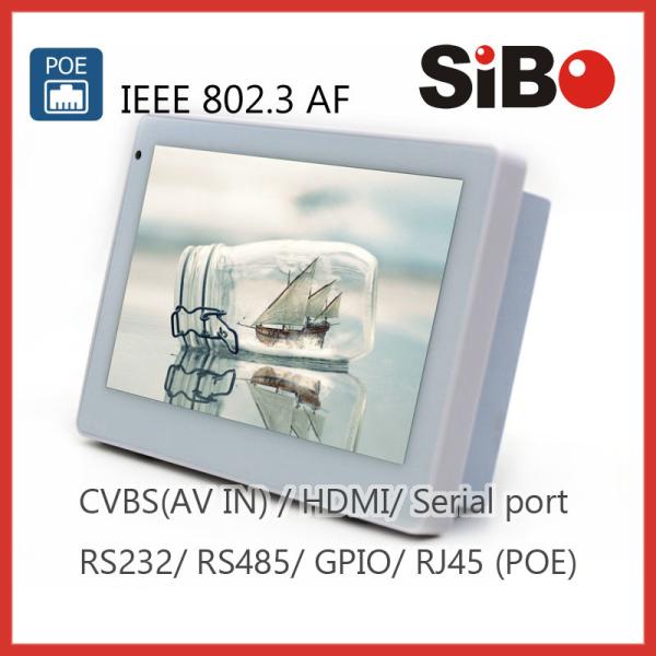 Model Q896 7" Touch Screen Monitor With POE Support SIP Intercom