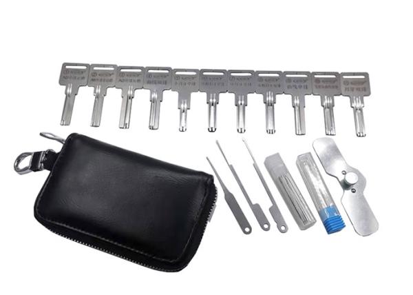 Quality One piece tinfoil no needle lock quick open tool ( 11 pieces) Locksmith Tool Set for sale
