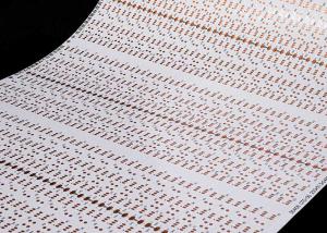 China 5050 single color LED Strip FPC Flexible Printed Circuit With 5050-30leds/PCS-10*503-24V Double layer board with double-sided white film FPC UL wholesale