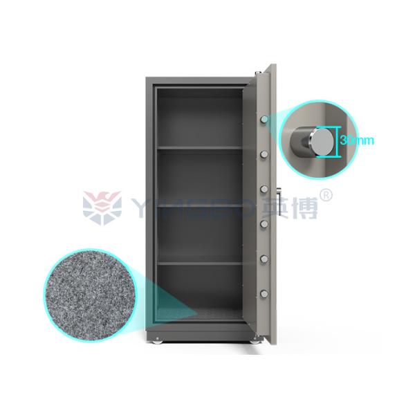 235KG Anti-Fire Safe Box Double Keys Lock Solid Steel Latches Secure Your Valuables