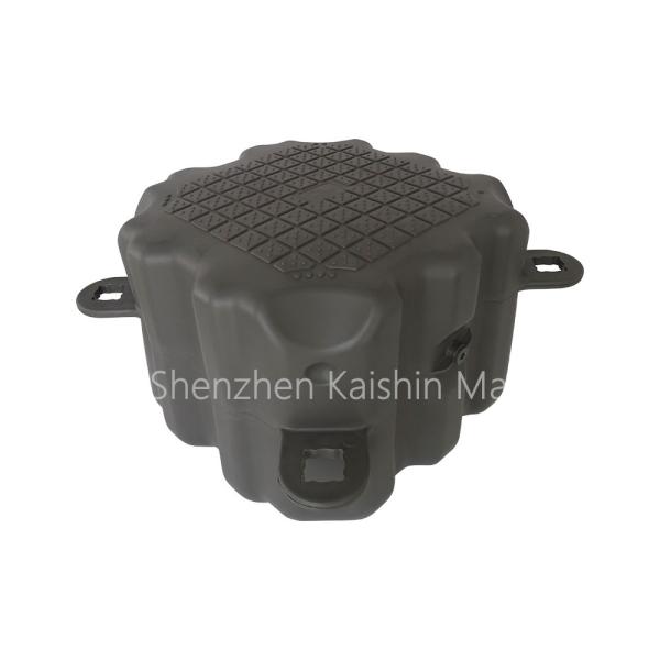 Modular HDPE Plastic And EPS Foam Floating Dock Pontoon Cubes 350kg/Sqm Load