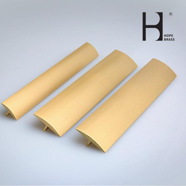 3meter Length Brass T Profile , Rust Resistant Brass T Trim
