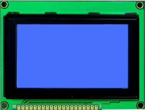 China STN Mode Lcd Graphic Display 128x64 Arduino With Blue Backlight wholesale