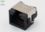 Offset / Seeking PCB 8P8C SMT RJ45 Connector With Brass Shielded REACH