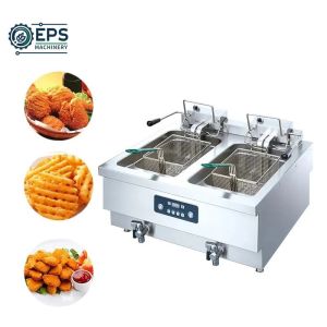 China 20kg Package Gross Weight Compact Commercial Deep Fryer Machine for Consistent Results wholesale