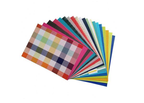 Quality PVC Vinyl Coated Polyester Mesh Fabric With Different Weave Patterns for sale