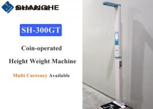 China Automated Body Weight And Height Scale Supporting Arabic / Spanish / French on sale