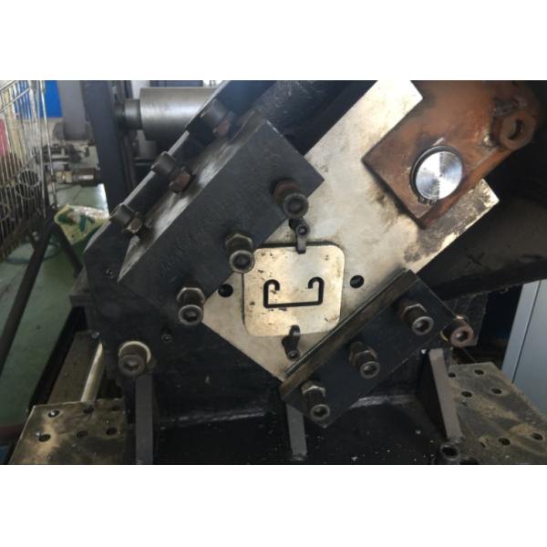 Solar PV Bracket Roll Forming Machine AC 45KW 20 Stations Gearbox Transmission