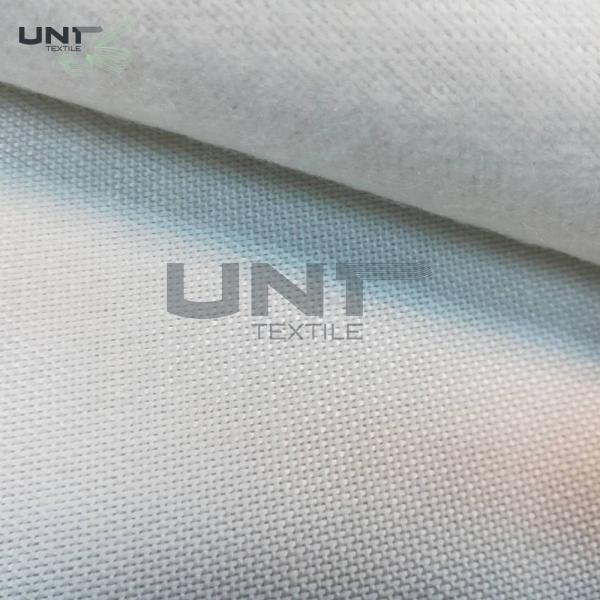 Quality Smooth Surface Wool Tie Interlining / Necktie Interlining Double Layer Brush for sale