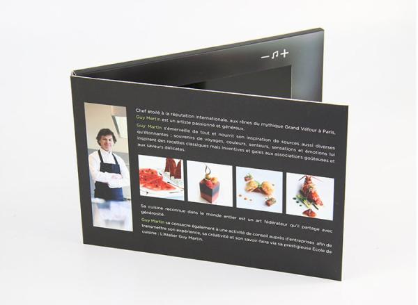 Quality Invitation LCD Video Brochure , Mailable 3D lcd greeting card Custom LCD Display for sale