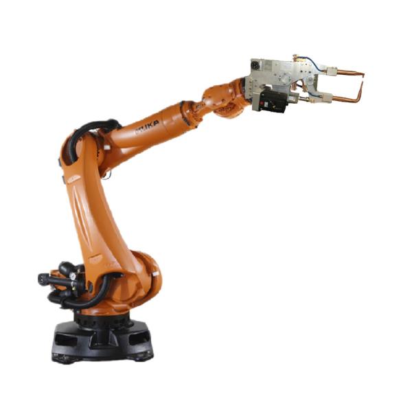 Quality robot intelligent KR 210 R2700 EXTRA 6 axis robot arm with welding head for spot welding  KUKA industrial robot for sale