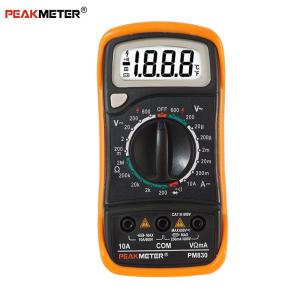 China Manual Range Handheld Digital Multimeter Overload Protection High Reliability And Safety on sale