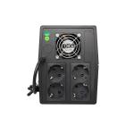 2000VA/1200W Offline UPS System 50Hz ~ 60Hz Frequency ROHS Certification