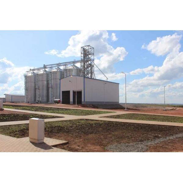 Prefabricated Steel Structure Plant Q355 Q235 Erection Maize Processing Mill Workshop