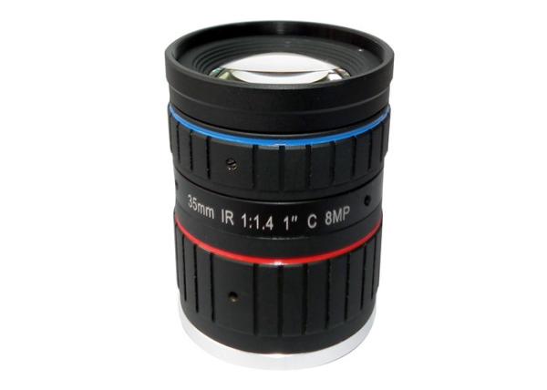 Quality 1" 35mm F1.4 8Megapixel C Mount Low Distortion ITS Lens with IR Collection, Traffic Monitoring Lens for sale
