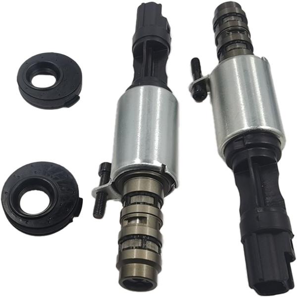 Quality 2PCS Control Solenoid Valve Camshaft Variable Valve Timing Solenoid & Cover Seal Gaskets Replacemnet For Ford 4.6L 5.4L for sale