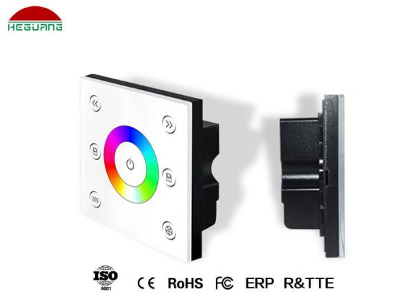 Quality DMX512 Signal LED Pool Light Controller RGB Panel Portable 86mmx86mmx36mm for sale