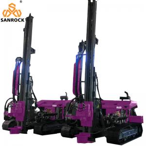 China Hydraulic Rotary Drilling Rig 78KW Diesel Borehole Solar Pile Drilling Rig Machine wholesale