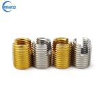 500000PCS/Week Unc 1/4 Brass Self-Tapping Threaded Insert with Cutting Slot