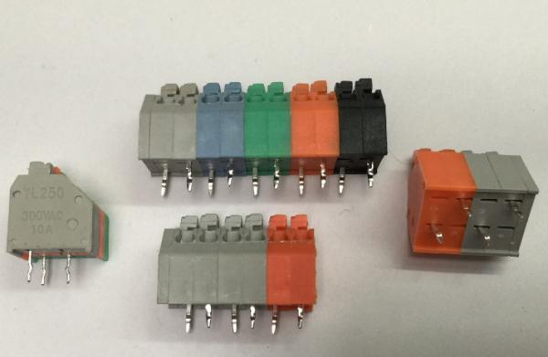 Quality PCB Screw Terminal Block RD250T-5.0 1P-XXP 300V 10A Wire To Board Terminal Block for sale
