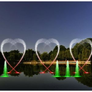 High quality lake frequency converter fountains multimedia floating water