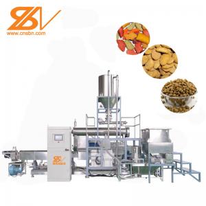 China Extruder Dry Pet Food Machine Used Pet Food Processing Lines on sale