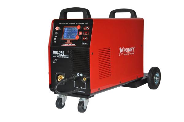 Quality 220V LCD Aluminium Pulse Mig Welder Dual Pulse Micro Processing for sale
