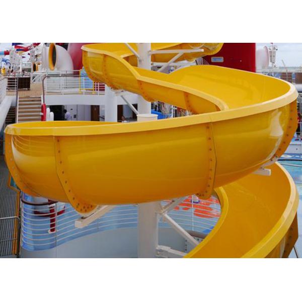 Mix Color Commercial Spiral Swimming Pool Slide For Holiday Resort