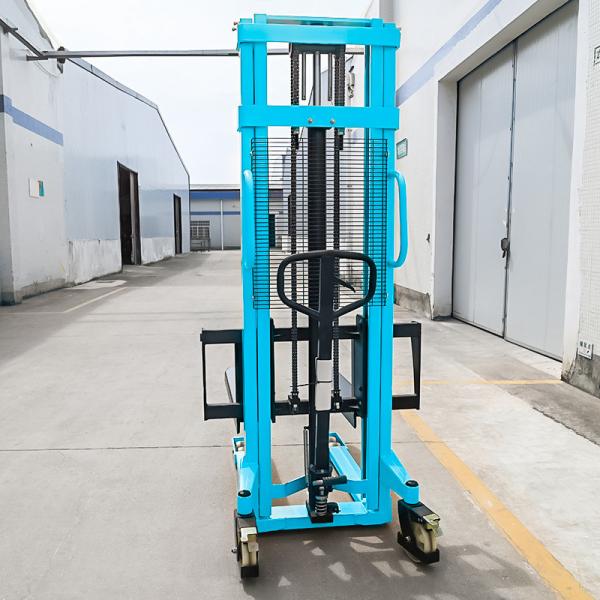 Quality Mechanical Manual Hand Pallet Stacker , Electric Straddle Stacker 5T for sale