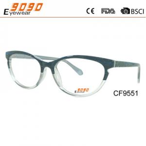 China Latest fashion CP injection glasses china wholesale plastic optical frame,beautiful color frame on sale
