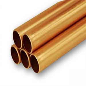 China Straight Astm C10100 C10200 Copper Pipe Tubes For Air Conditioner High Durability wholesale