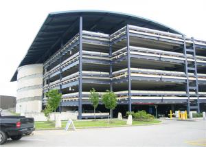 China H Steel Frame Car Parking Shade Structure , Residential Covered Parking Structures wholesale