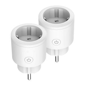 White Color EU Smart Plug WiFi Mini Socket 16A Work With Alexa Google Home