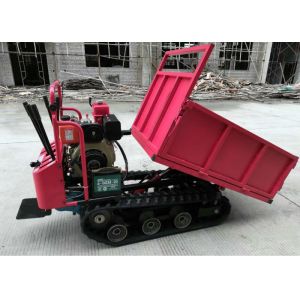 China Durable Small Tracked Dumpers / Rubber Track Carriers With Automatic Transmission on sale