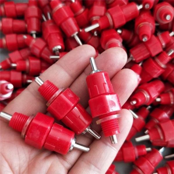 Plastic 9g Water Nipple Drinker Chicken Feeder Ball Quail 8mm