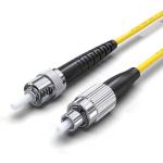 FC-ST Patch Cord Pigtail Yellow Multiple Connection Points LSZH PVC Jacket