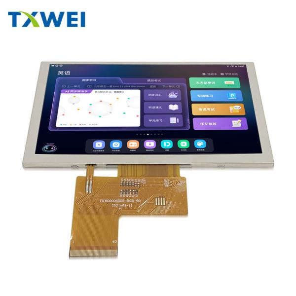5 Inch IPS LCD TFT 800*480 Resolution RGB 24 Interface LCD Display Module With