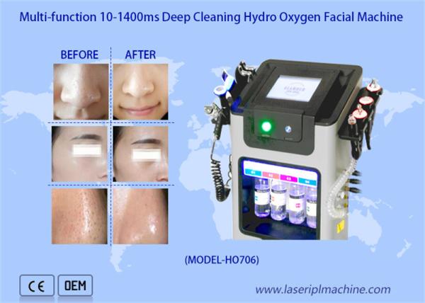 Quality Multi Function 8 Handles Hydro Oxygen Facial Machine Elight Probes for sale