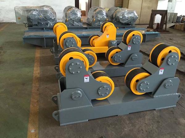 Self Aligning Welding Rotator Pipe Stands Welding Pipe Rollers With Wireless